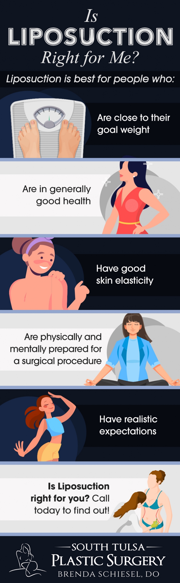 Is Liposuction Surgery Right for Me South Tulsa Plastic Surgery